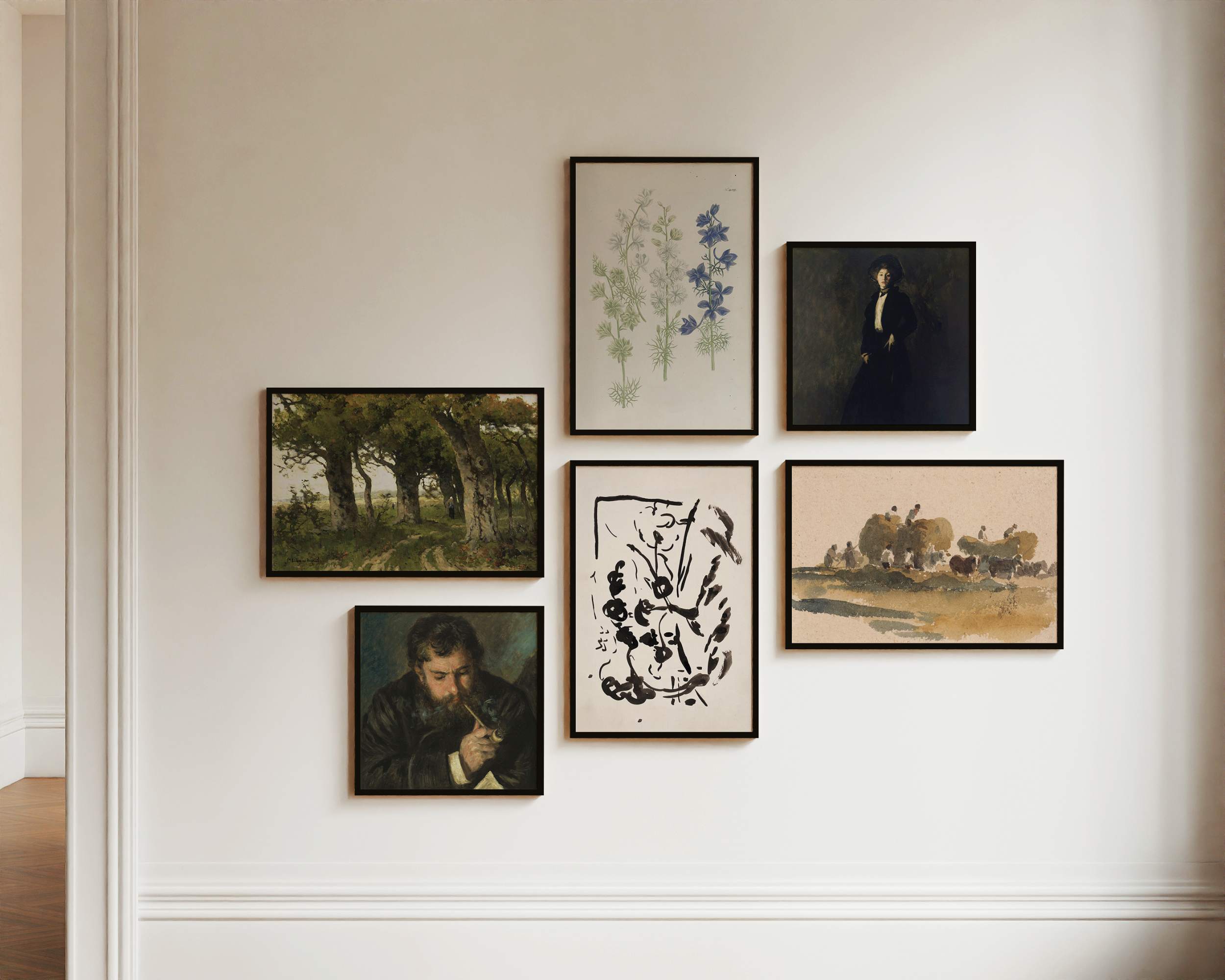 A Collection of artworks from the Wild in. the Wolds Interior Collection