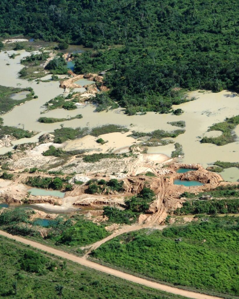 Gold mining in the Brazilian Amazon