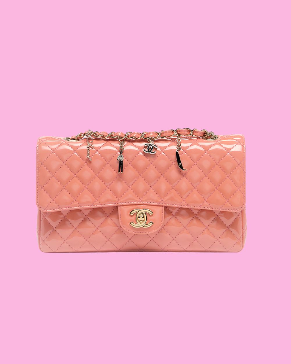 Pale Pink Chanel Clutch Bag from Cocoon Club