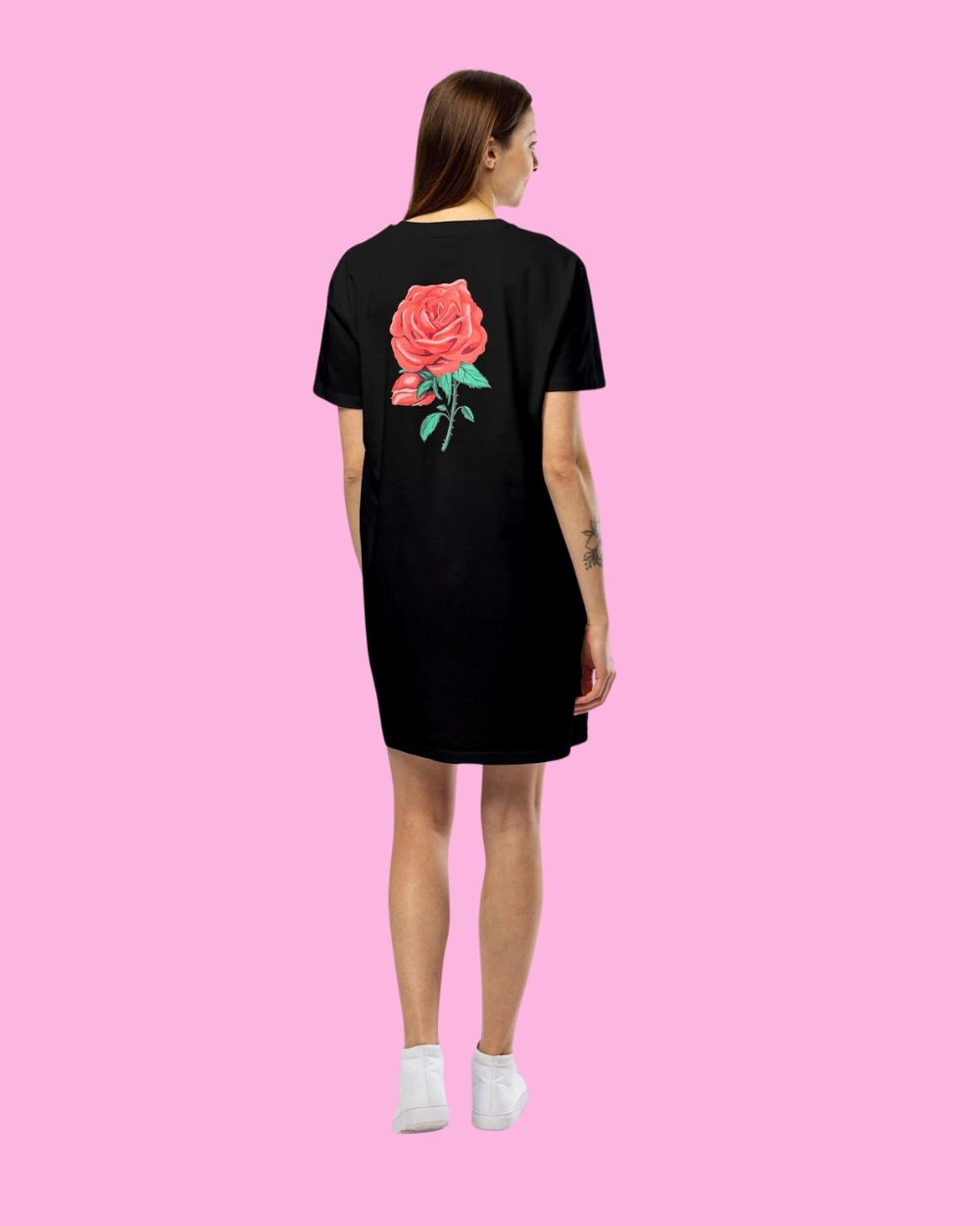 Pitod Flower T-Shirt Dress