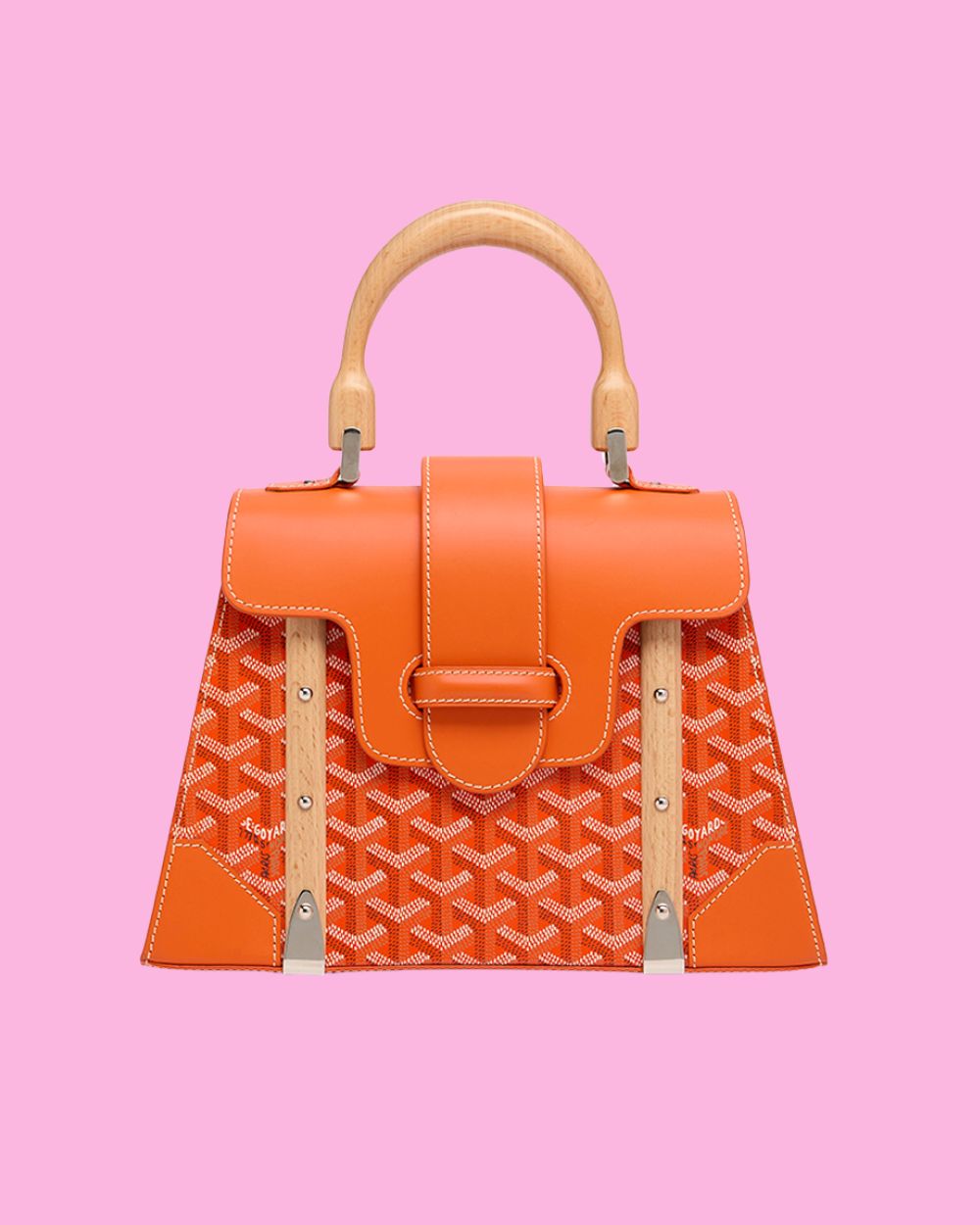 Goyard Orange Goyardine Saigon bag from Cocoon Club