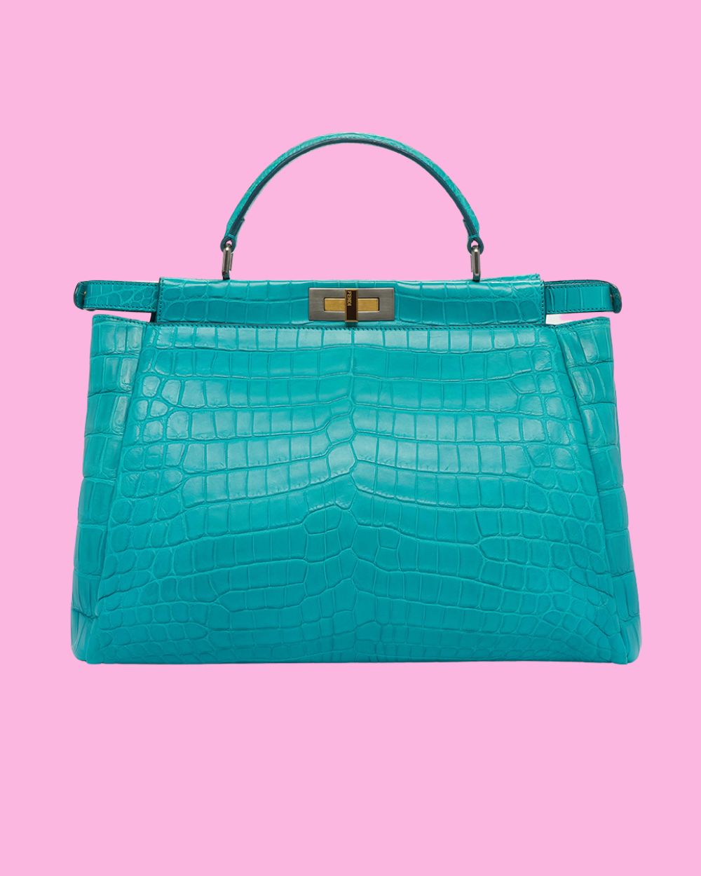 Fendi Teal Peekaboo Bag from Cocoon Club