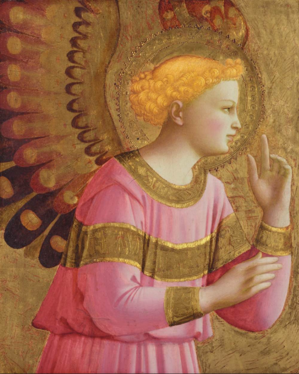 Annunciatory Angel between 1450 and 1455 Fra Angelico Italian, ca. 1400-1455