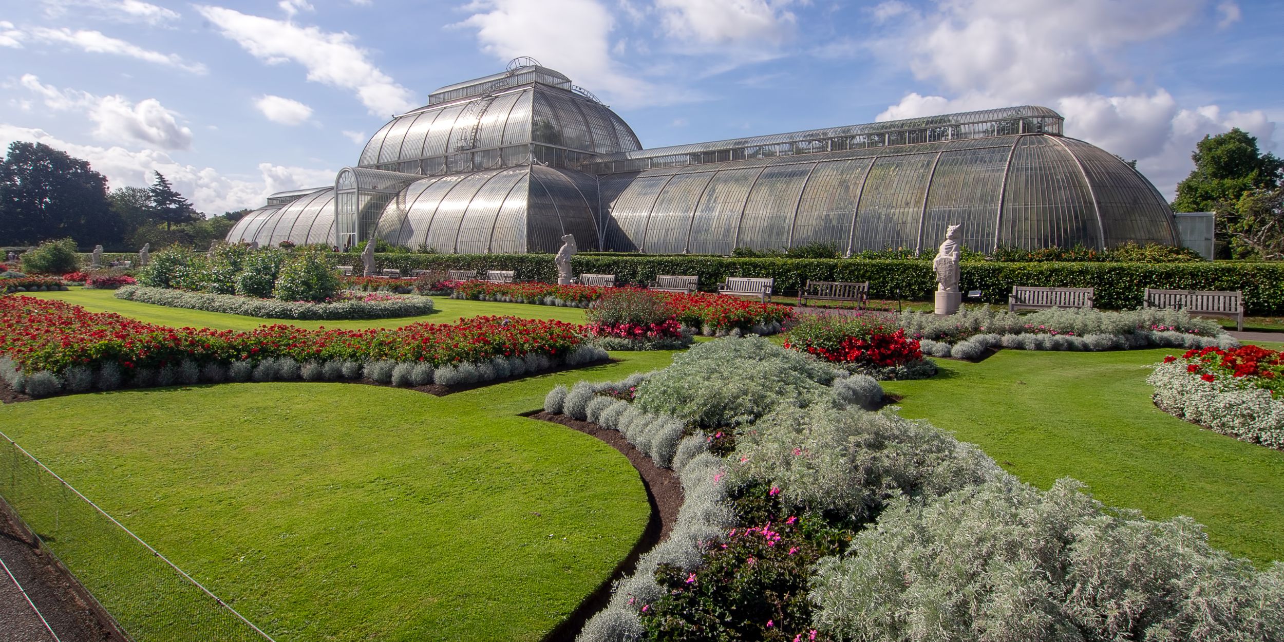 The Palm House at Kew Gardens, London