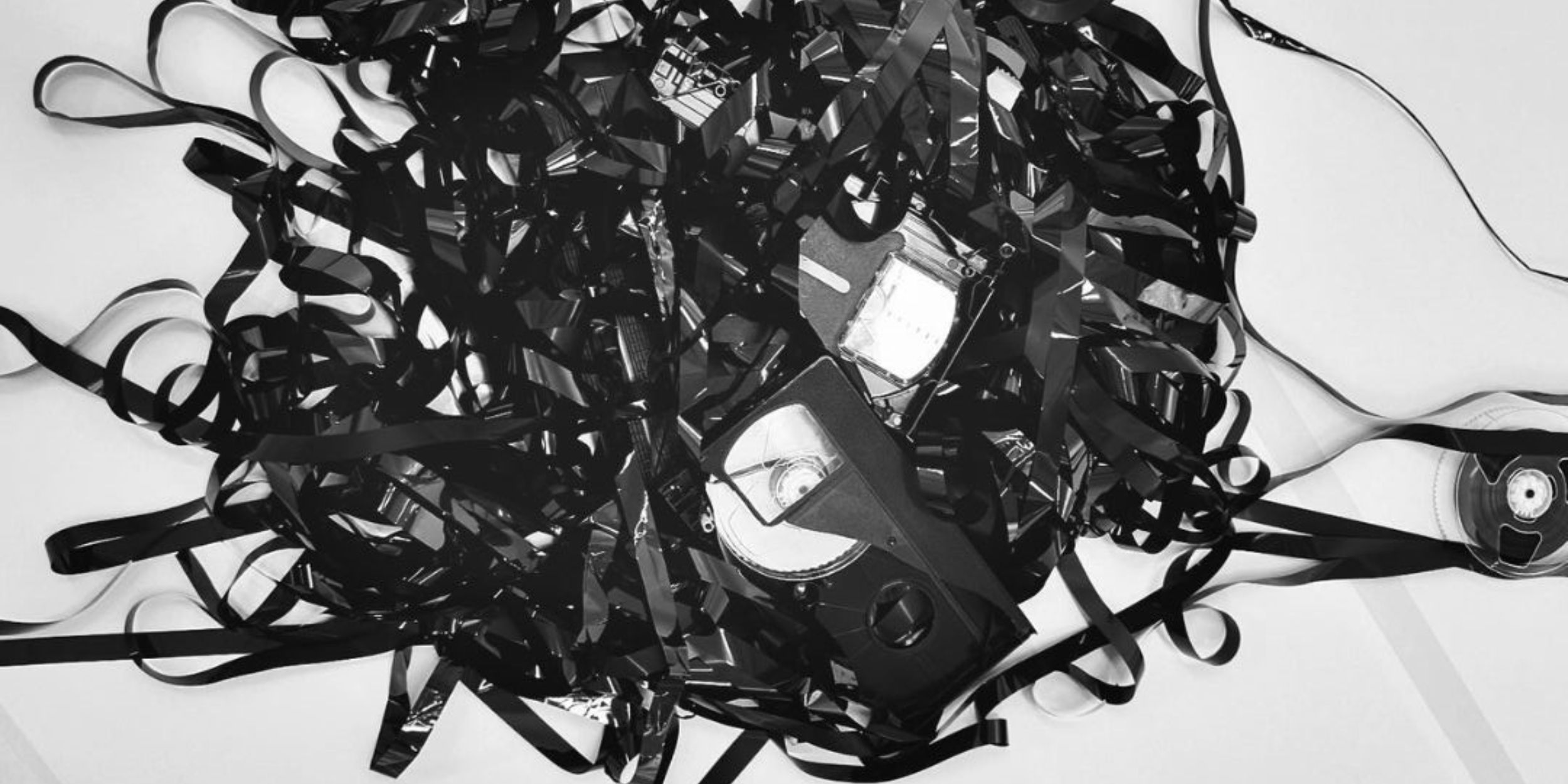 Installation from lvf.llvx's exhibition and book - Tapes in Drag: Poetry and Remorse