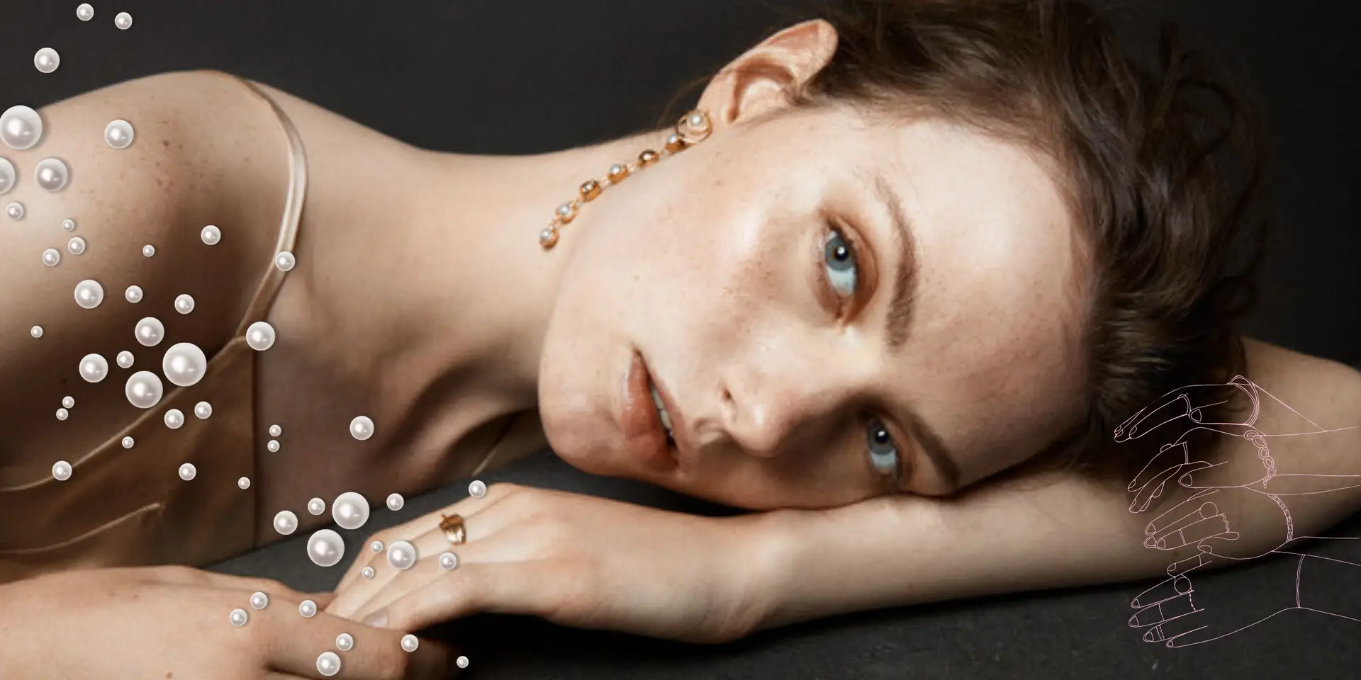 Aurum jewellery on a model