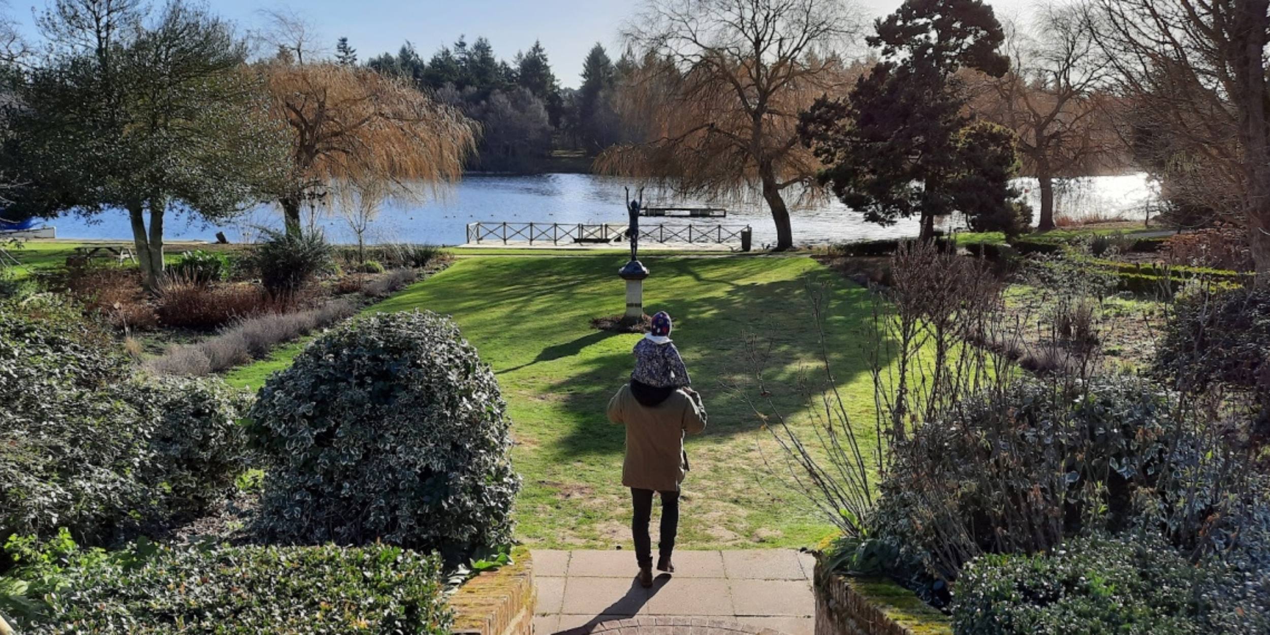 View of the water at Fritton Lake