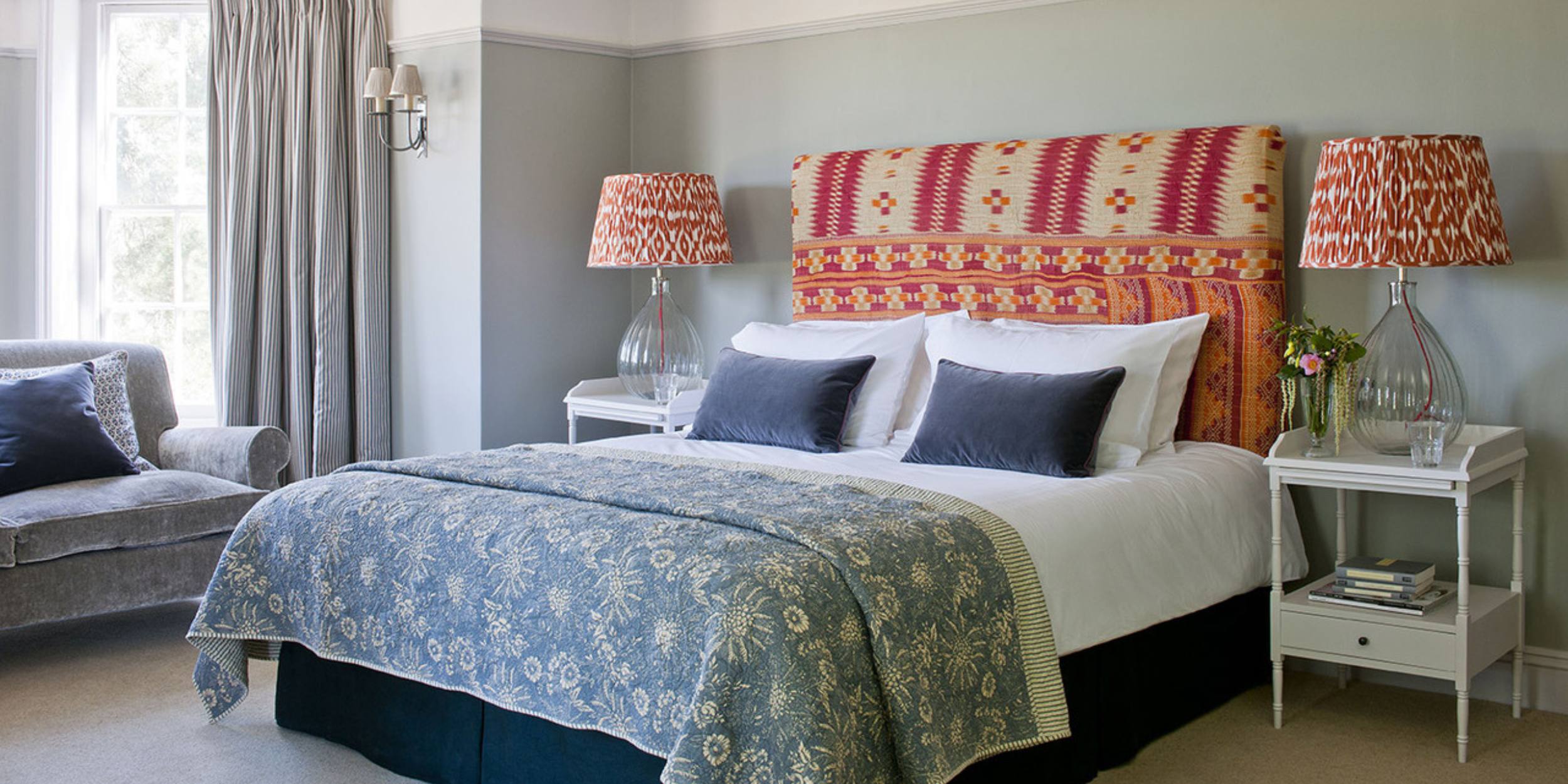 One of the bedrooms available at Fritton Lake