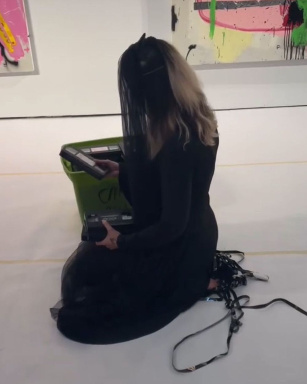 LVF.LVX Tapes in drag performance film still.
