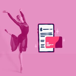 Dancer with a payment option for donations