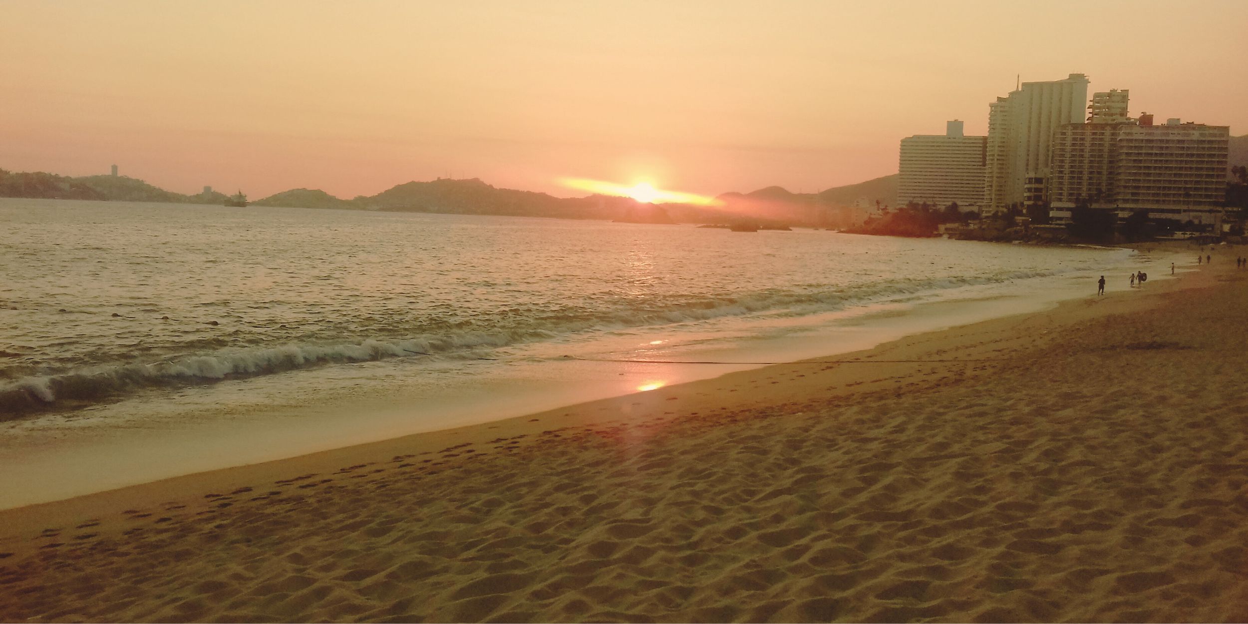 Acapulco beach in Mexico