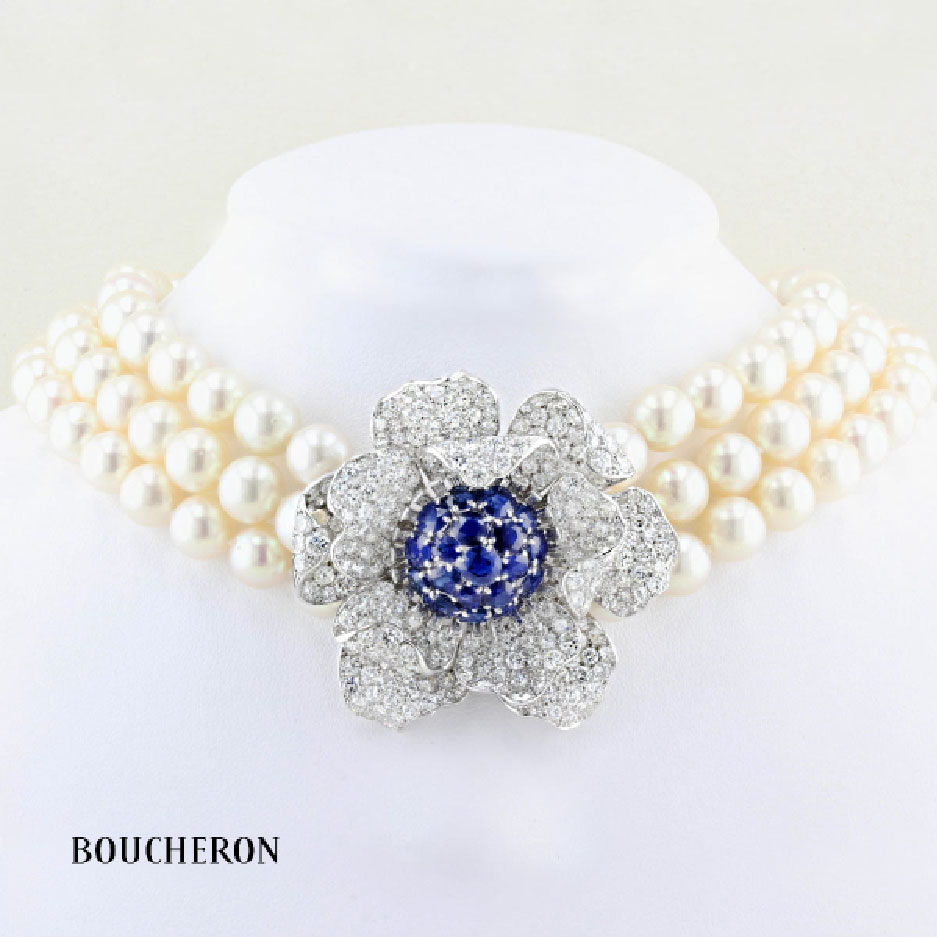 Boucheron Pearl Necklace from Hatton Jewels