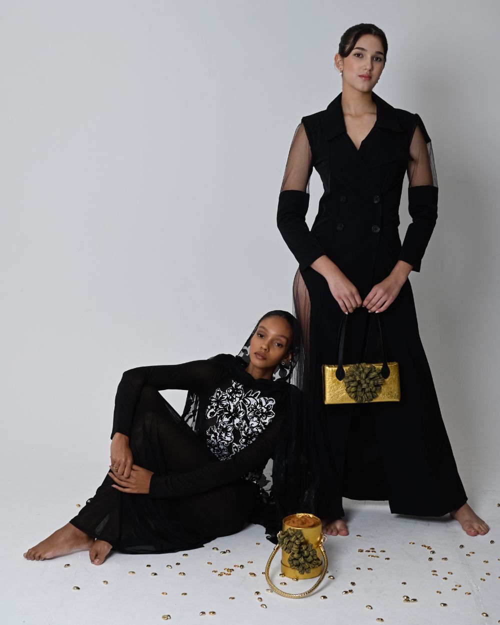 Koua Mexico Huizache duo in black and gold