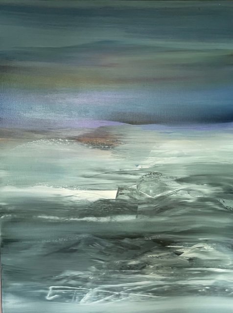 A painting from Patricia Gagic's recent Acrylic and Mixed Media Works No.4