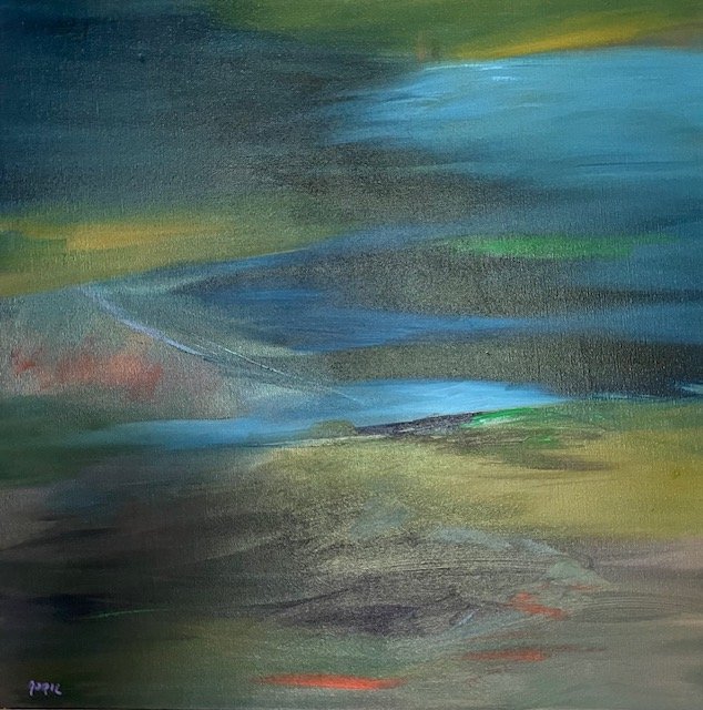 A painting from Patricia Gagic's recent Acrylic and Mixed Media Works