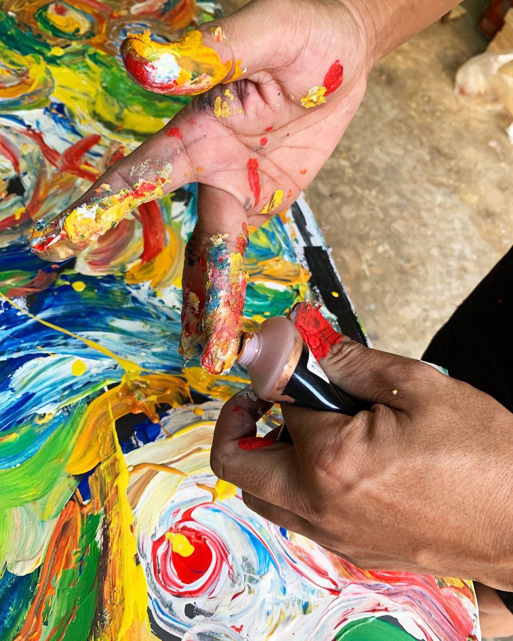 Making art for MONG bags