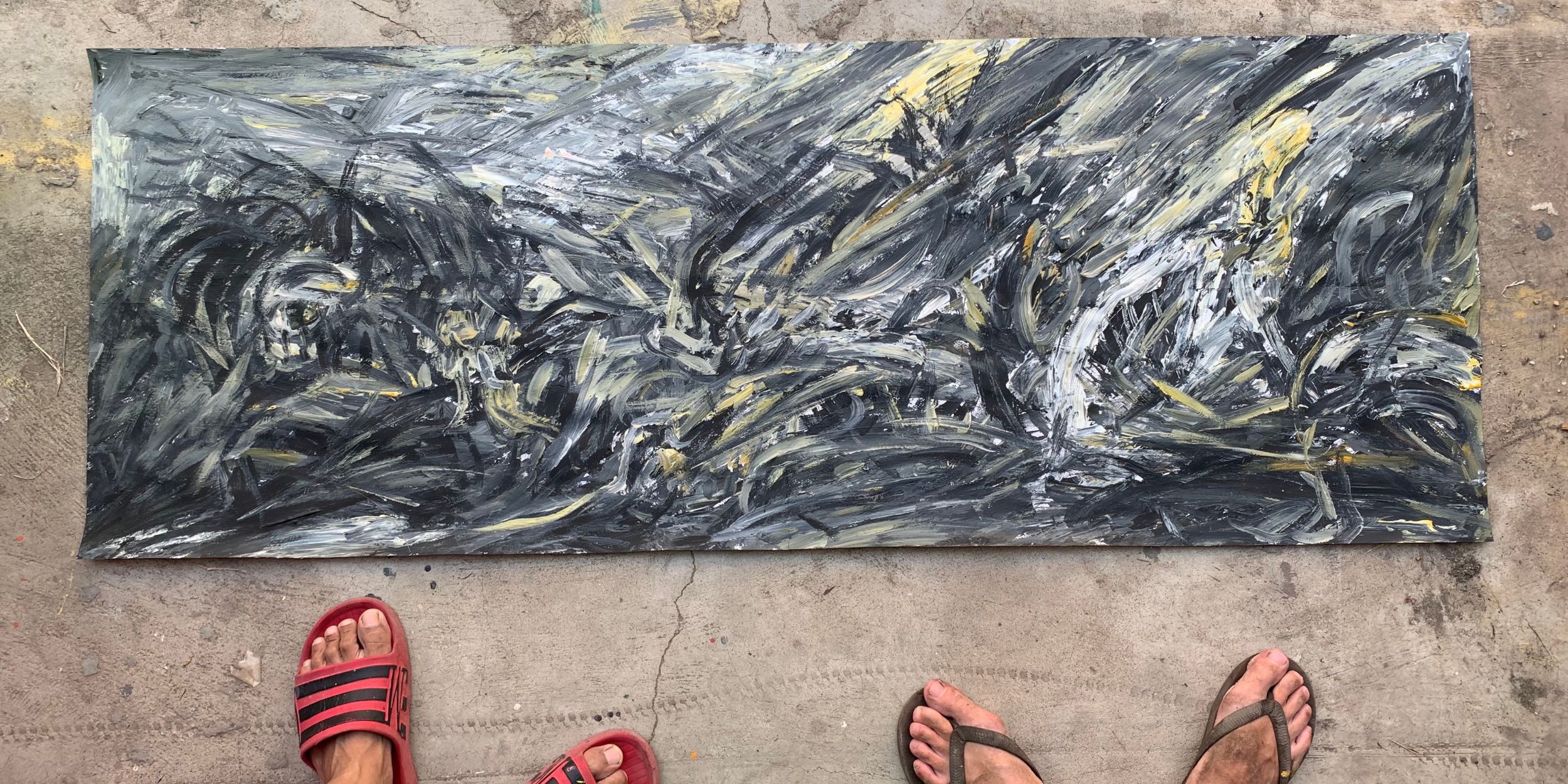 Painting for a MONG bag