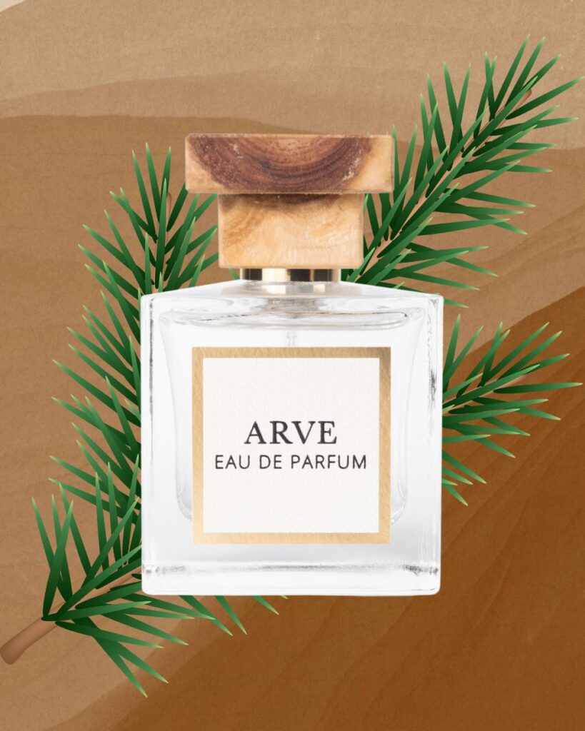 ARVE Parfum Chaleureux 50ml bottle
