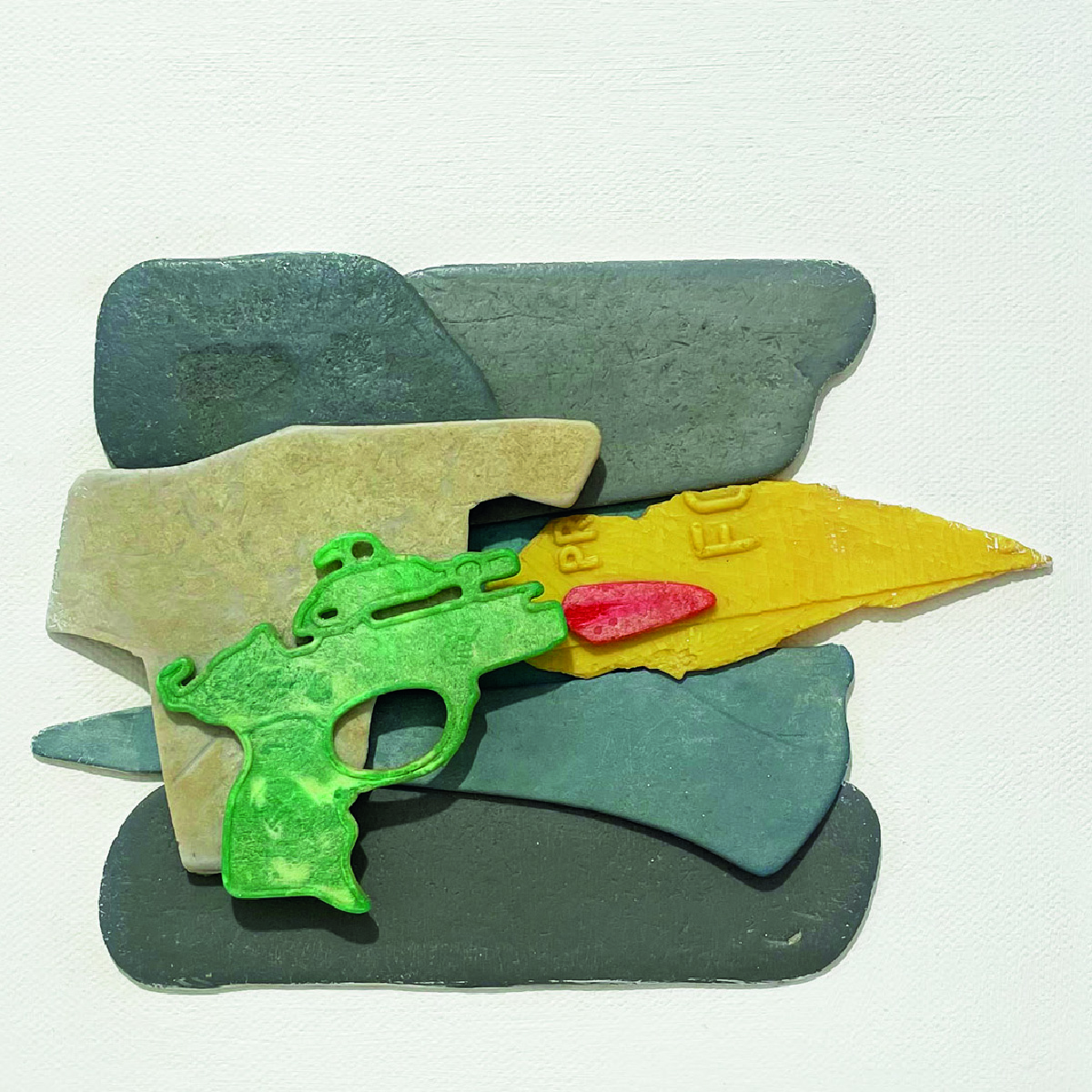 orge Traverso Pistola Española 2022 25x25cm