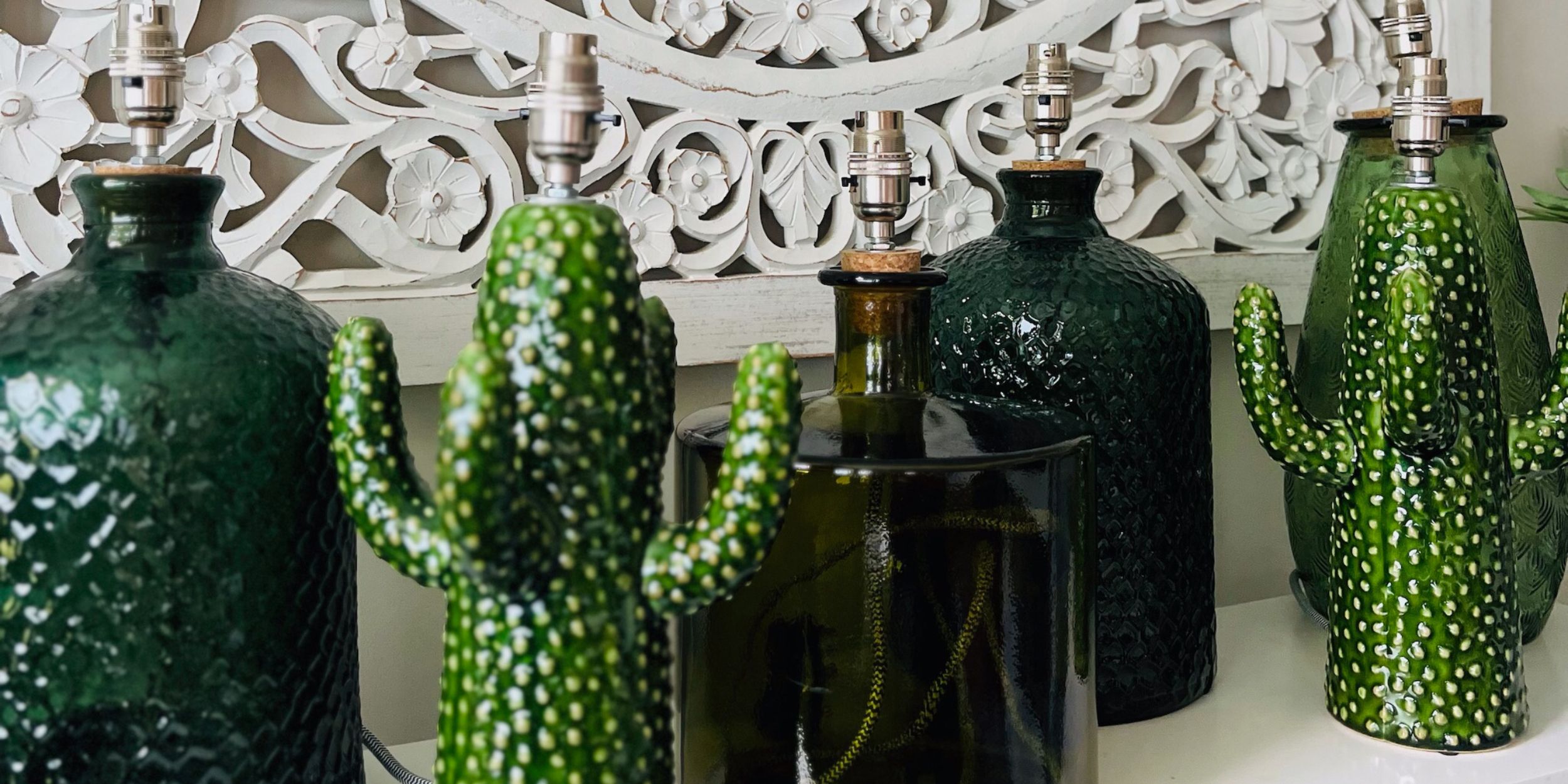 Thirty Three Interiors Green Lamp Bases
