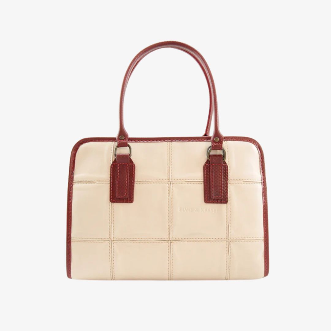 Small Post Reclaimed Leather Handbag from Elvis & Kresse