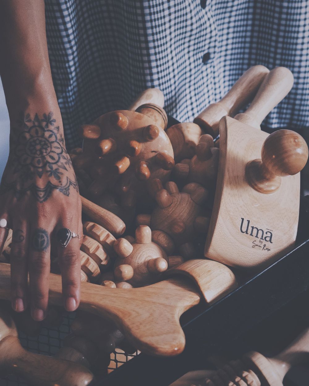 Uma Touch Wooden Reiki Tools