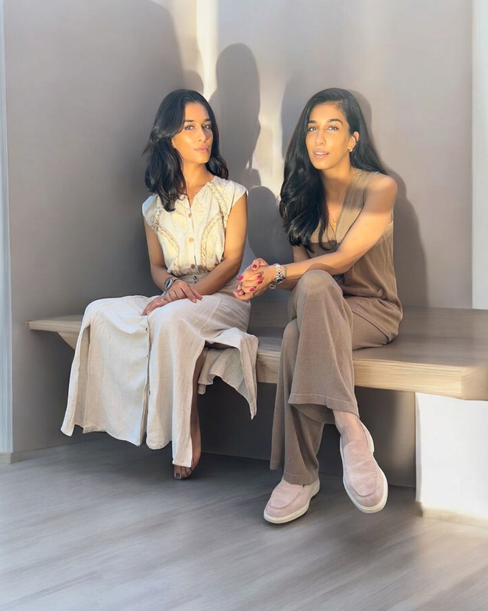 Zohal and Mursal AQL&NAFS Afghani coats Twin sister Co-Founders