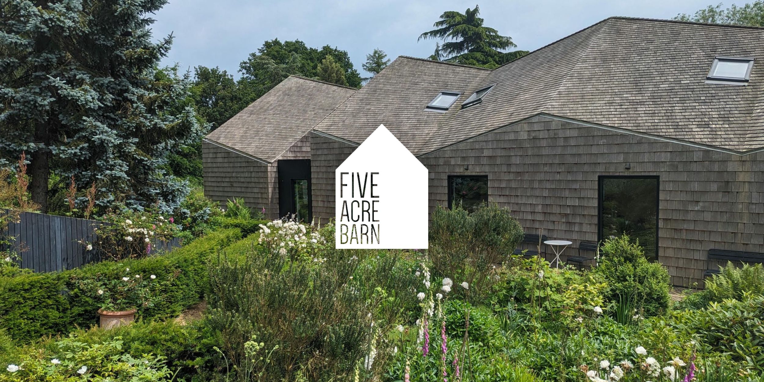 Five Acre Barn View from the garden