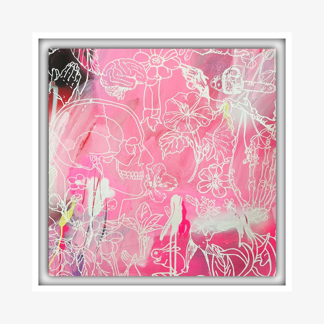 Framed The Mind Echoes of Past Experiences II (Unique) by Dan Baldwin at Enter Gallery