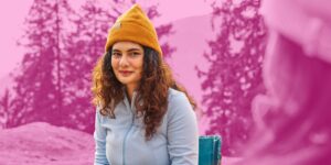 A woman in the greta outdoors wearing Patagonia Outdoor wear