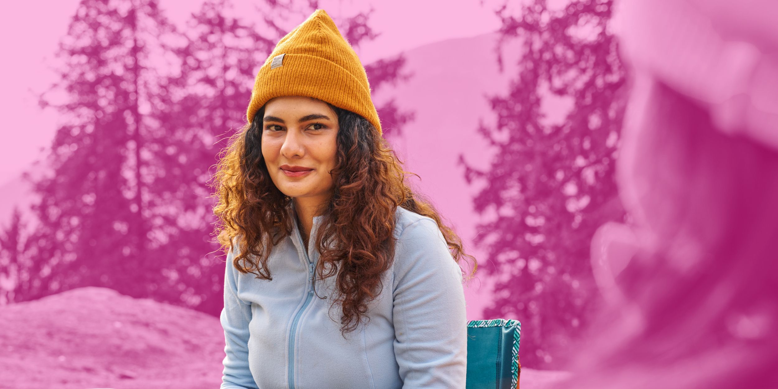A woman in the greta outdoors wearing Patagonia Outdoor wear
