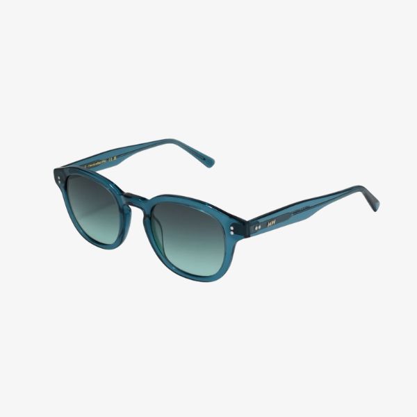 Generous Ape Messy Weekend Bille Sunglasses In Turquoise Gradient Green