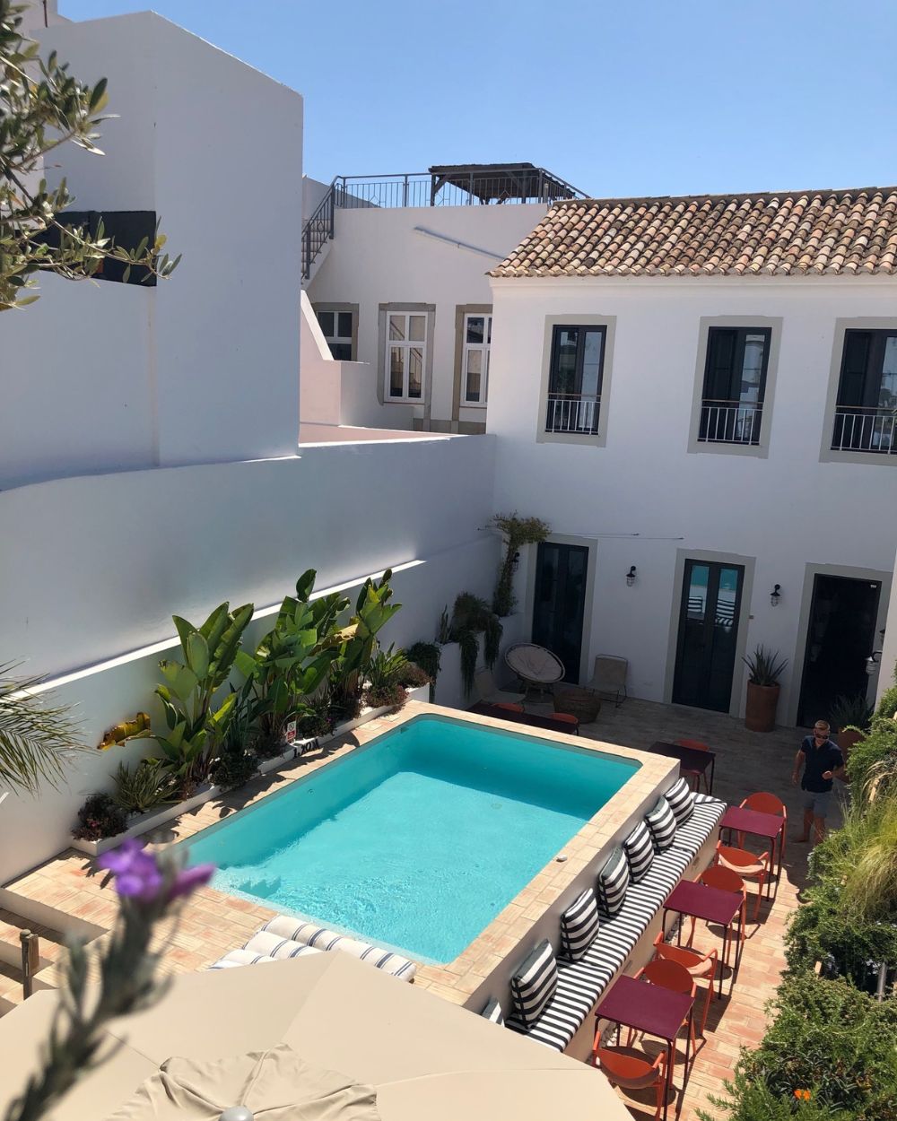 Casa Rosa on the Algarve Coast Pool and Rooms