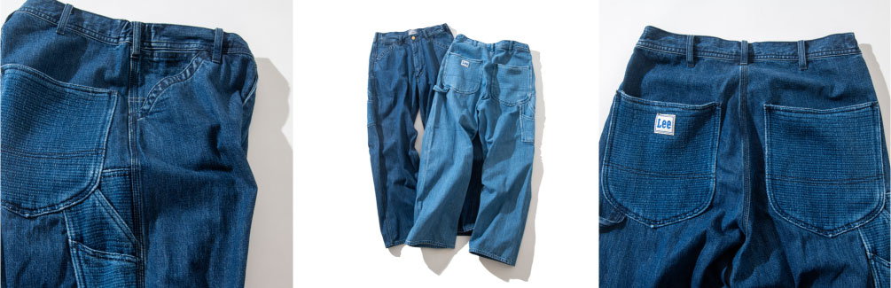 Flow Denim Jacquard Pocket 11 Z Painter Pants by Lee and Blue Blue