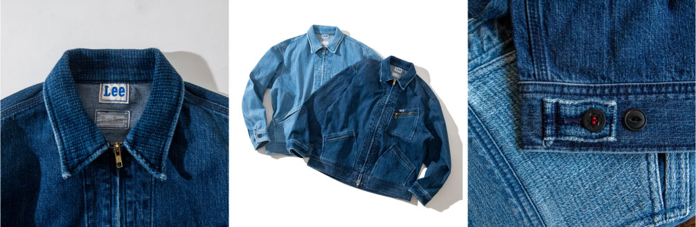 Flow Denim Jacquard Pocket 91 B Jacket by Lee x Blue Blue