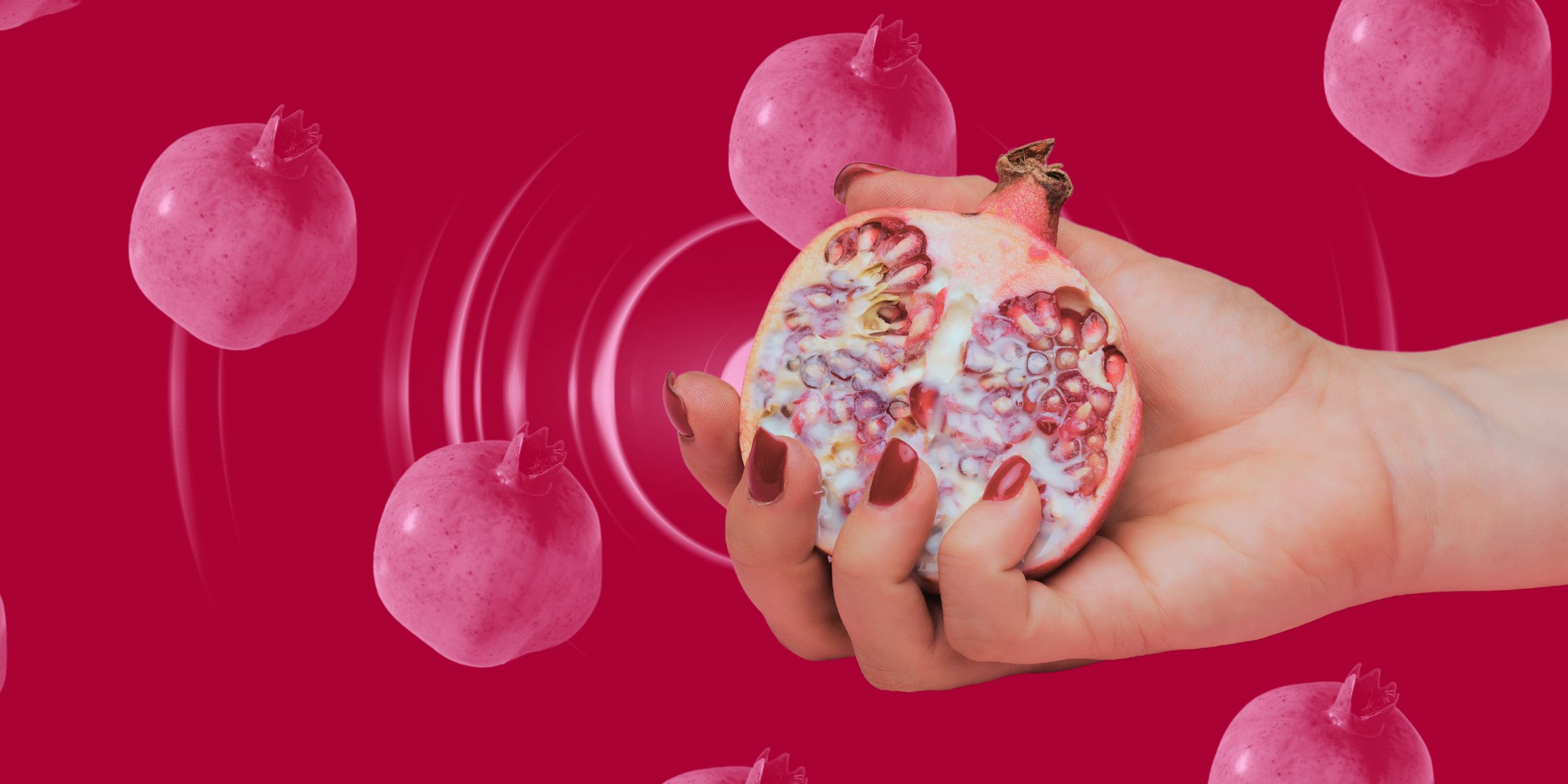self-pleasure smile makers banner pomegranates