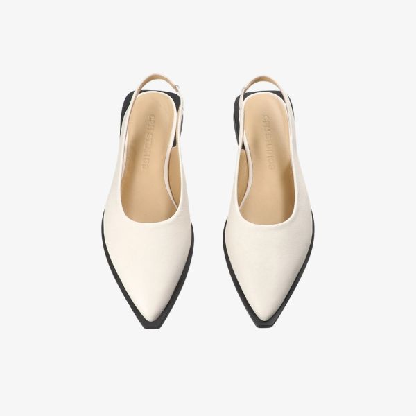 Cph416 Leather Cream Shoes