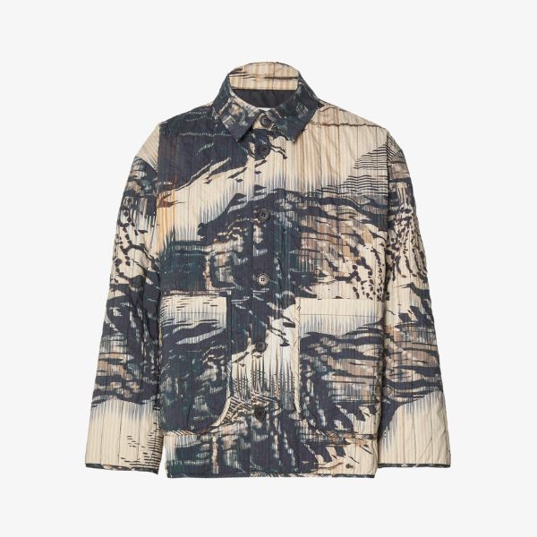Henrik Vibskov Wheel Jacket Unisex Short Jacket In Beige