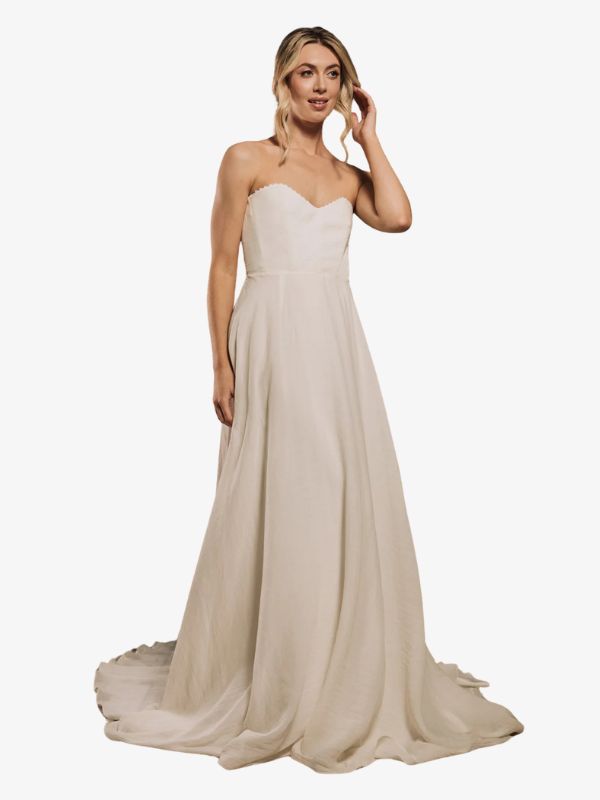 Bridal UK Wedding Dress Indie Bridal London strapless wedding dress