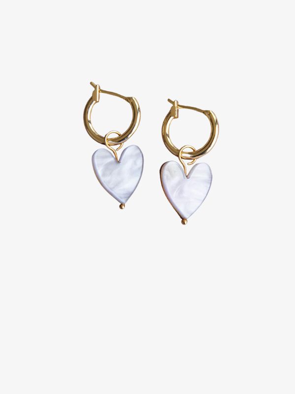 Pepper You Love Grows Here Hoops IN Pearly White Lilac