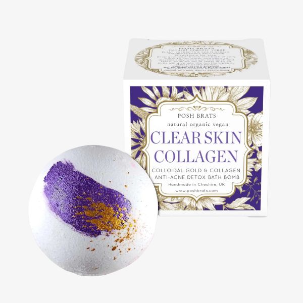 Posh Brats Clear Skin Collagen Bath Bomb
