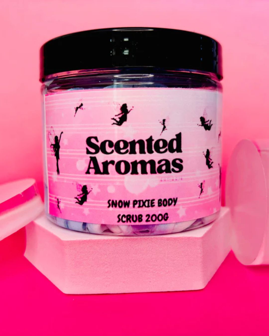Scented Aromas Beauty Brands Snow Pixie Sugar Body Scrub.