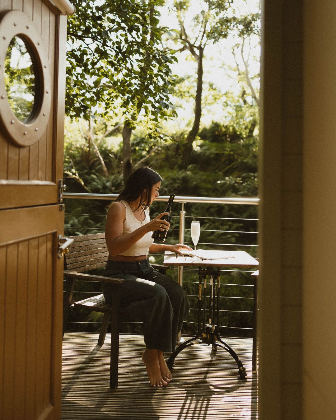 Woodlands Glencoe cottage verandah