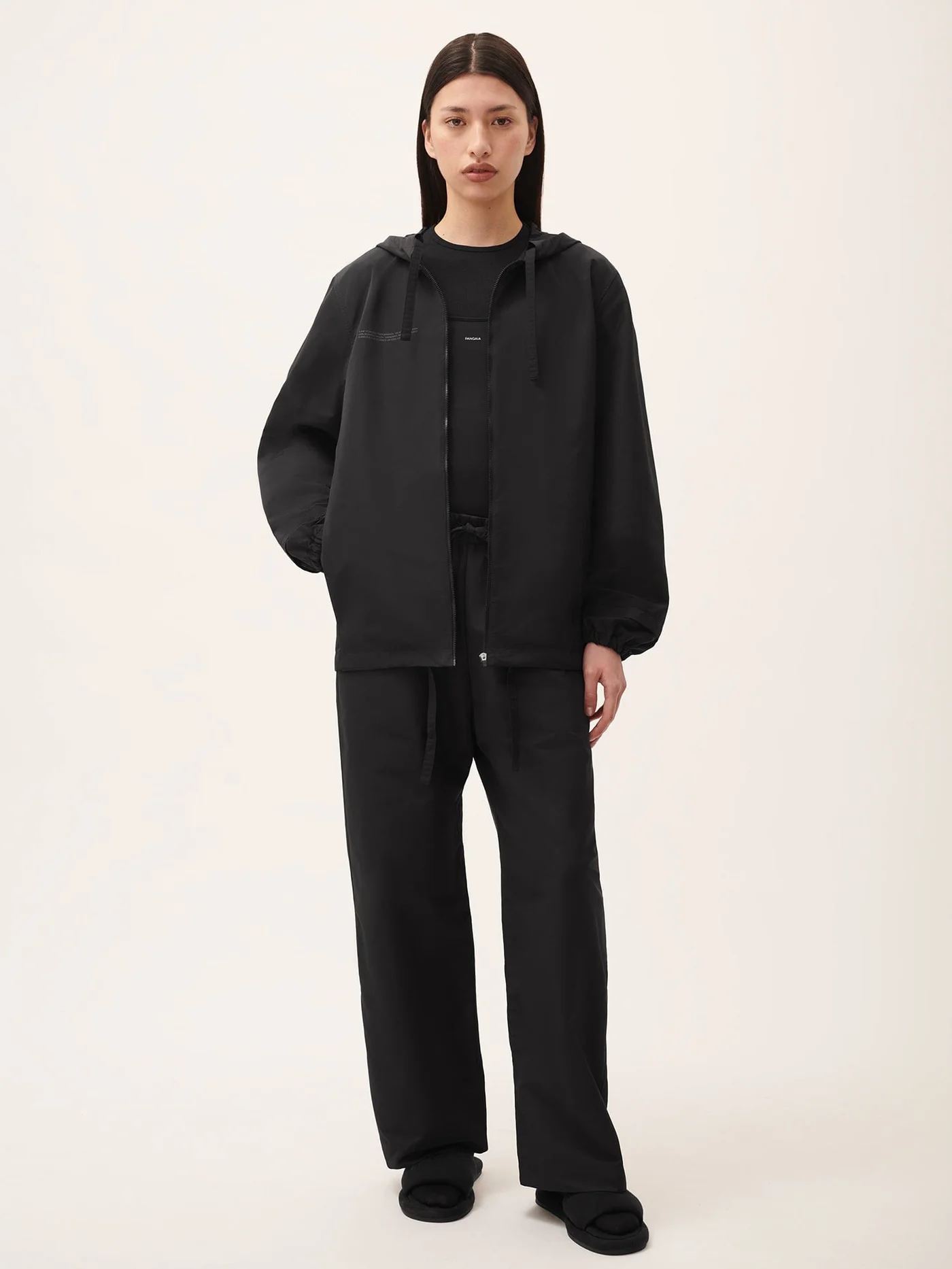 Pangaia Activewear (gaia) PLNT Nylon Jacket In Black