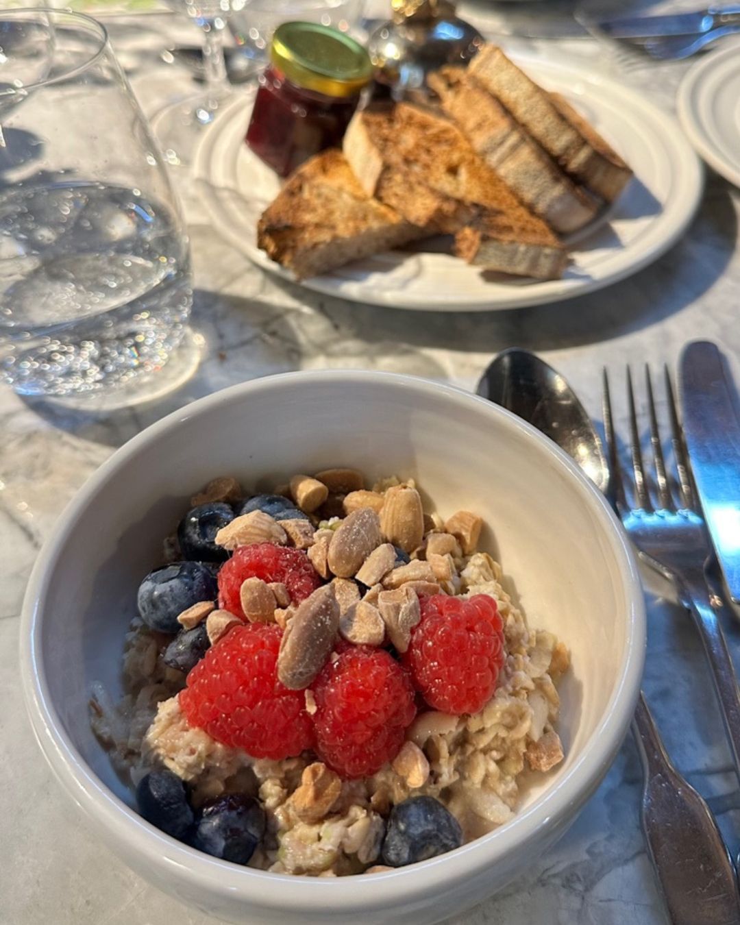 Thyme Farm Stay UK Breakfast.