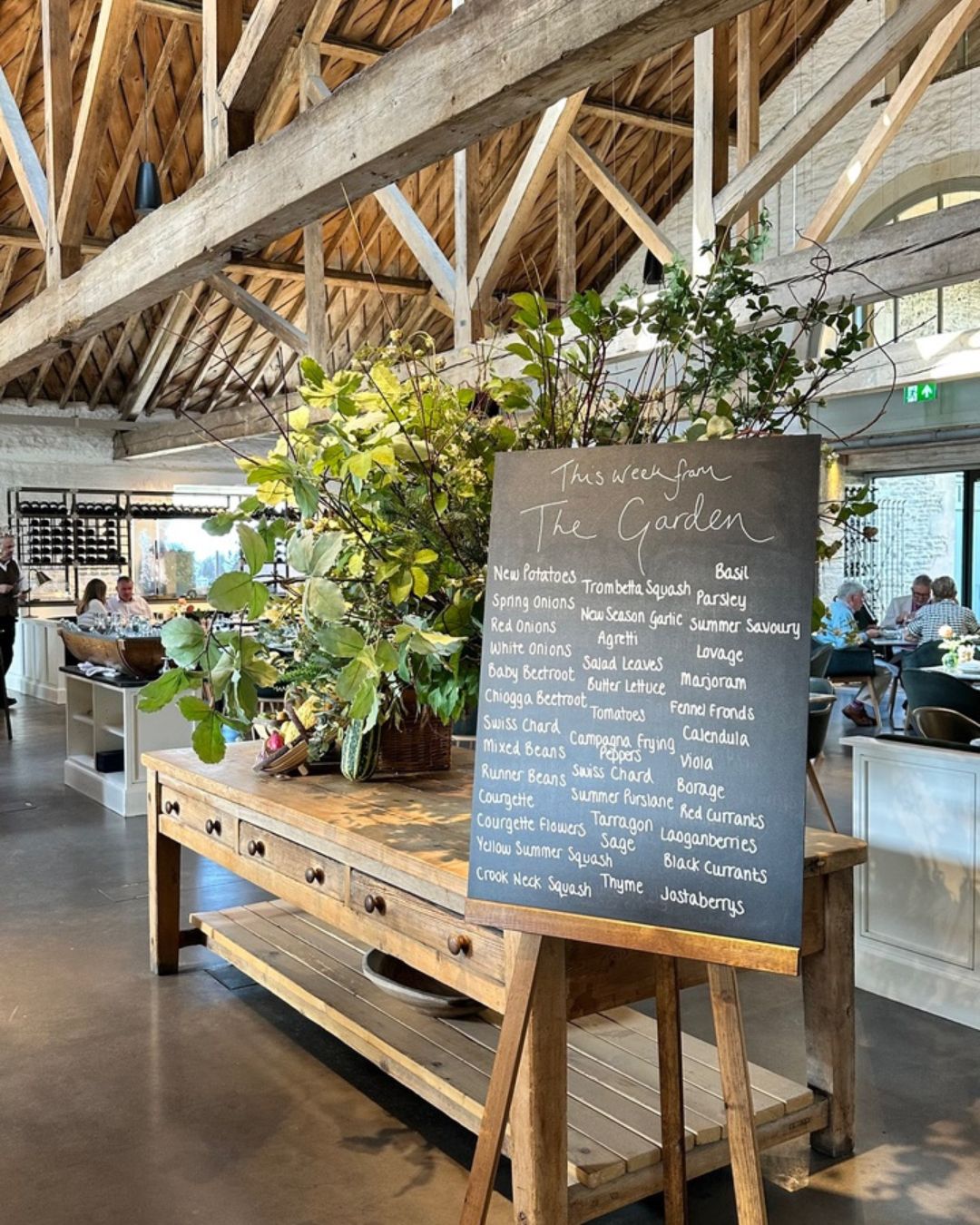 Thyme Farm Stay UK Garden Cafe