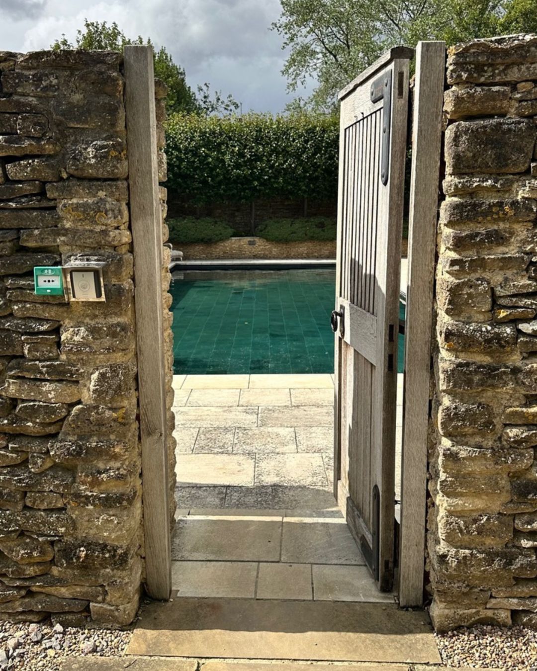 Thyme Farm Stay UK Outdoor Area Stone Gates