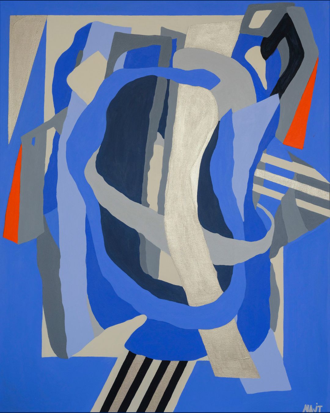 Celeste Najt - Circularidad Inconclusa (Unfinished Circularity), Acrylic on canvas, 2025