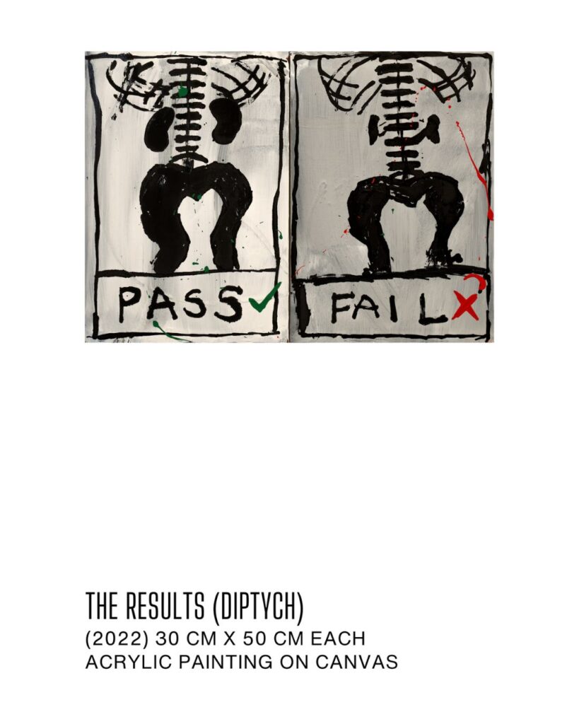 Painting by Steven Light of X-rays