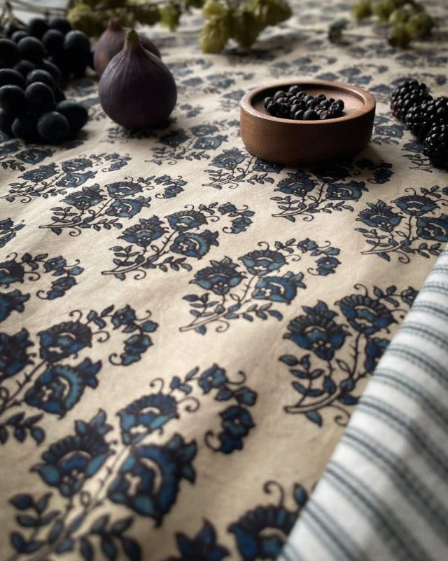 Autumnal Block Print Runner from the Curated Edits Interior Collection by Wild in the Wold